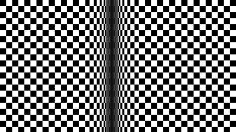 Download wallpaper 1366x768 optical illusion, illusion, bw, lines ...
