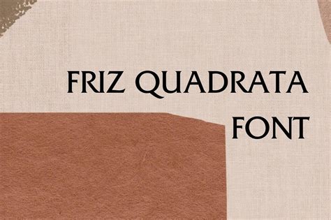 Friz Quadrata Font Free Download