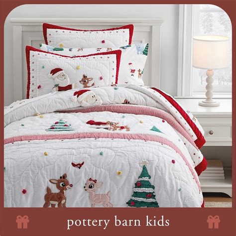 Rudolph® Quilt & Shams | Kids christmas bedding, Christmas bedding set ...