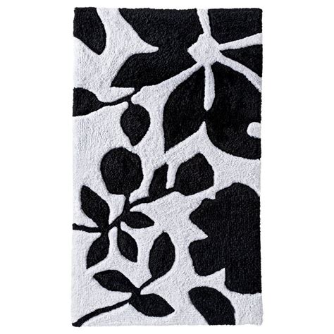 Black And White Modern Bath Rug at Stephen Stoltenberg blog