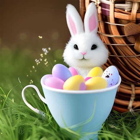 Cute Easter Bunny Free Stock Photo - Public Domain Pictures