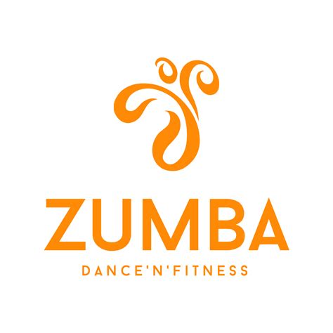 Zumba Logo: Orange Abstract Design