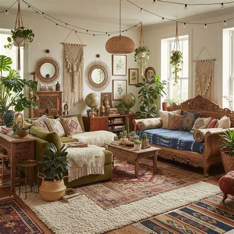 Boho Interior Design - 200+ AI Room Ideas & Free Virtual Try-On