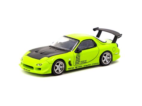 Tarmac Works 1:64 Scale VERTEX Mazda RX-7 FD3S Light Green – Mobile ...