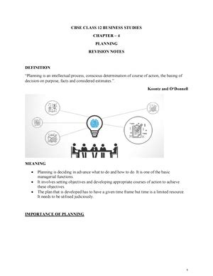 Class 12 Chapter 6 Business Studies Revision Notes - CBSE CLASS 12 ...