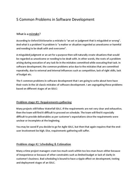 Image result for Software Problems Example