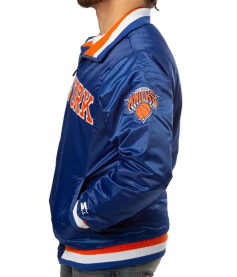 Blue New York Knicks Starter Jacket - Jacket Makers