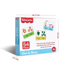 Buy Fisher Price One & Many 54 Pieces Singular & Plural Learning ...