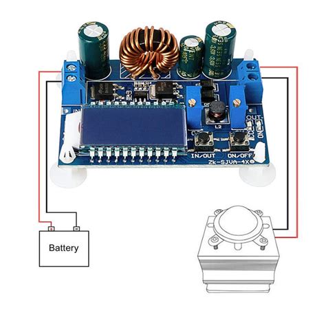 Buck Boost Converter Display, Buck-Boost Board DC 5.5-30V 12v to DC 0.5 ...