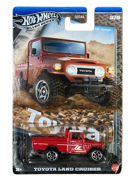 Hot Wheels Silver Series Toyota Land Cruiser Die-Cast Car – Kidonex