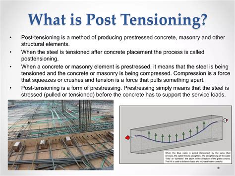 What is post tensioning | PPTX