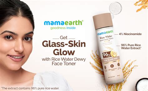 Buy Mamaearth Rice Water Dewy Face Toner with Rice Water & 4% ...