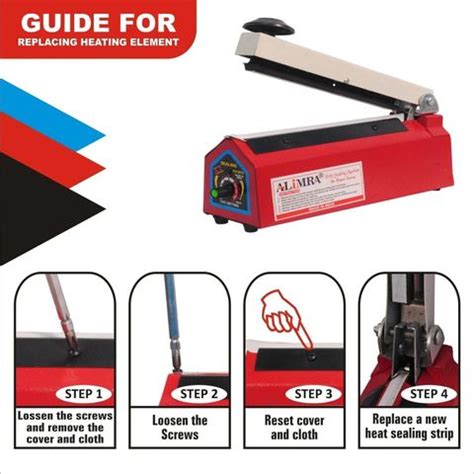 ALIMRA 8 inch Poly Sealing Machine, Pouch, Pepsi, Plastic Bag Packing ...