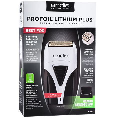 Andis Profoil Lithium Titanium Foil Shaver 17150 Barber