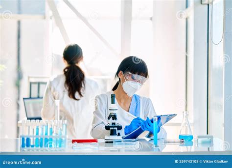 Scientific Research Team Working at Modern Medical Science Laboratory ...