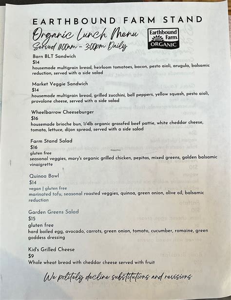 Earthbound Farm Stand and Cafe - Carmel California Restaurant - HappyCow