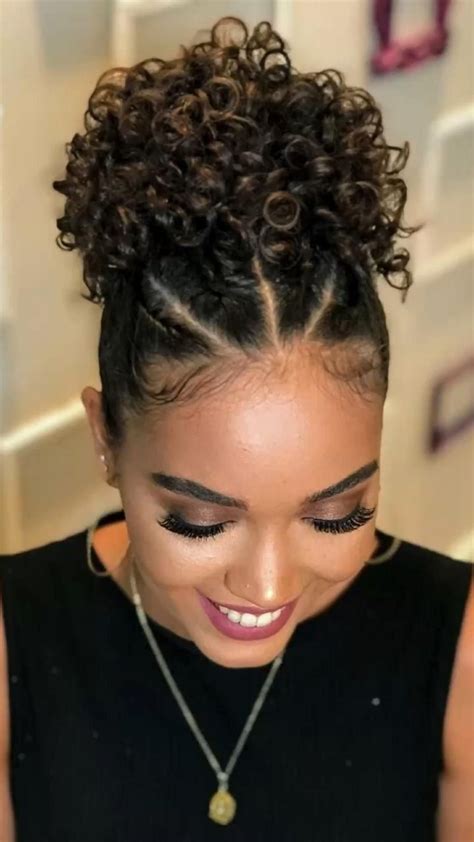 Natural Black Hair Updo Styles