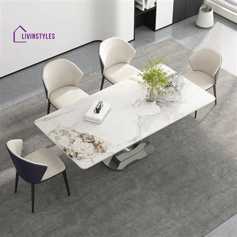 Vista Stainless Steel Dining Table Set – LivIn Styles