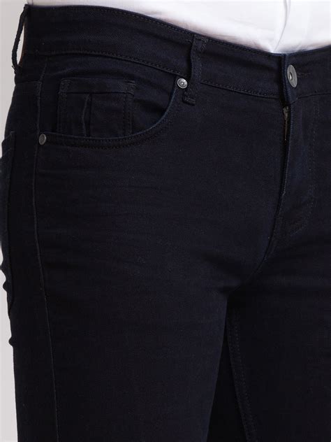 Midnight Blue Clean Look Bootcut Jeans for Men – Mode De Base Italie