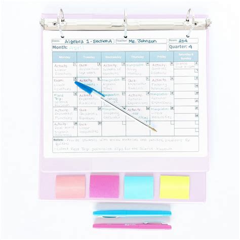 Sample Lesson Plan Calendar 的图像结果