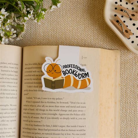 Professional Bookworm Magnetic Bookmark – Riya Designs