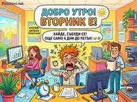 Добро утро във вторник | Картички и Поздрави - pozdravi.net