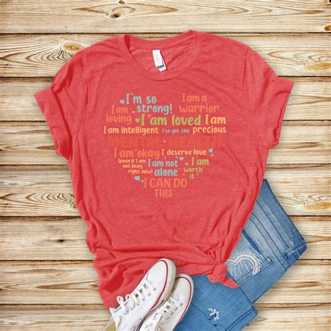 Mental Health Awareness, Positive Shirt, Mental Health Matters Shirt, Be Kind Mental Health ...