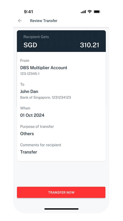 Transfer Funds to Other Bank Accounts in Singapore | DBS Singapore