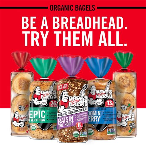 Daves Killer Bread Plain Awesome Bagels – Bagels orgánicos lisos ...