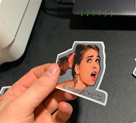 Riley Reid Meme Sticker Vinyl and 100% Waterproof | Etsy
