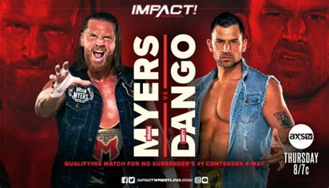 Lineup For Tonight's Impact Wrestling: Dirty Dango vs. Brian Myers To ...
