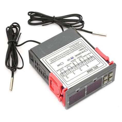 Buy Temperature Thermostat Controller, STC-3008 Digital Dual Display ...