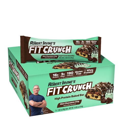 Robert Irvine's Fit Crunch Snack Size Whey Protein Baked Bar