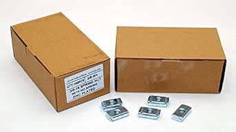 (100) Strut Channel Nuts 3/8-16 No Spring Zinc Plated Unistrut B-Line ...