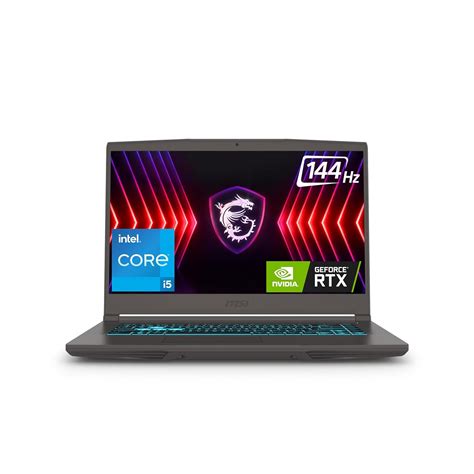 MSI Thin 15, Intel 12th Gen. i5-12450H, 40CM FHD 144Hz Gaming Laptop ...