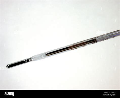 Oral mercury thermometer showing 98 6 degrees Fahrenheit Stock Photo ...
