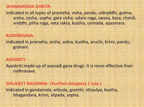 Pharmaceutical aspects of prameha chikitsa by ashtanga hridayam | PPTX - species of udara