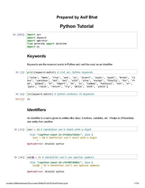 Python Tutorial 4 的图像结果