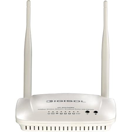 Digisol DG-BG4300NU Wireless ADSL 2/2+ Broadband Router with USB Port ...
