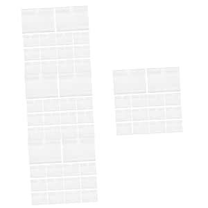 VILLCASE 80pcs Price Tag Display Holders Transparent Retail Shelf ...