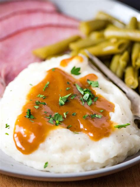 Ham Gravy with Cornstarch Recipe - Adventures of Mel