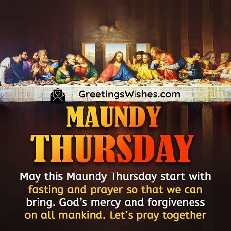 Maundy Thursday Wishes and Messages for Peace and Reflection ( 17 April ...
