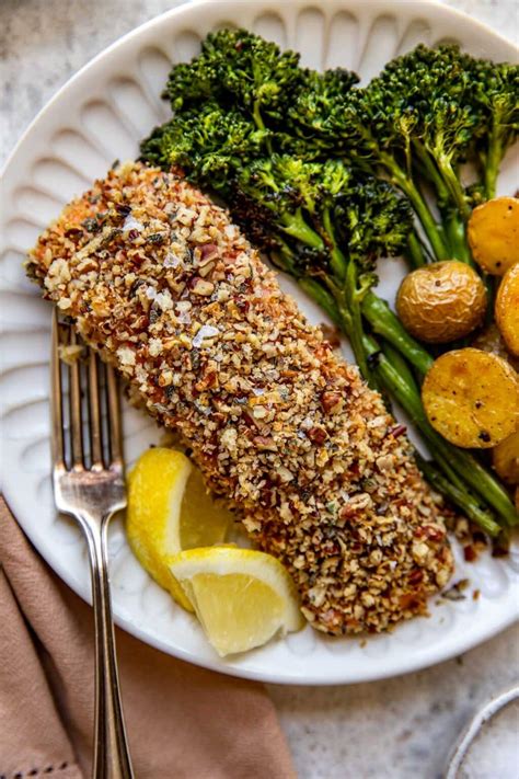 Tender, Flaky Pecan Crusted Salmon - Well Seasoned Studio