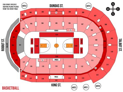Seating Charts | Canada Life Place - map of canada life place london