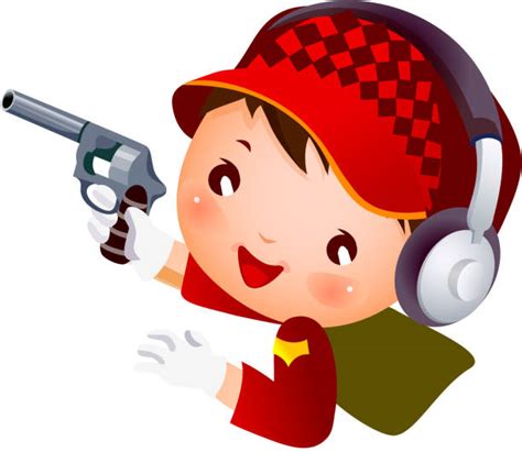 Handgun Clip Art Pictures Illustrations, Royalty-Free Vector Graphics ...