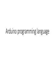 Image result for Arduino Code Language PDF