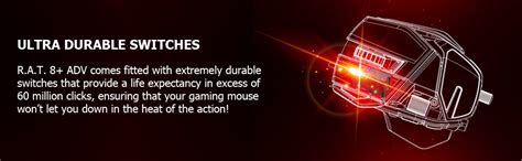Amazon.in: Buy MAD CATZ R.A.T. 8+ ADV Optical Wired Gaming Mouse | 60M ...
