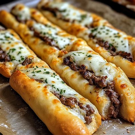 Philly Cheesesteak Stuffed Cheesy Breadsticks