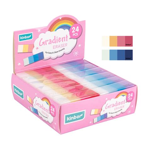 Kinbor Gradient Eraser Soft, Clean & Smudge-Free Stationery – The Good ...
