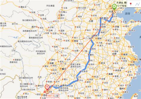 K996次列车运行线路图：内蒙古海拉尔开往成都西，全程4102公里_齐齐哈尔_宁南_四川